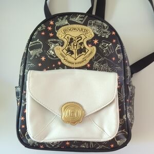 Hogwarts Black and White Backpack